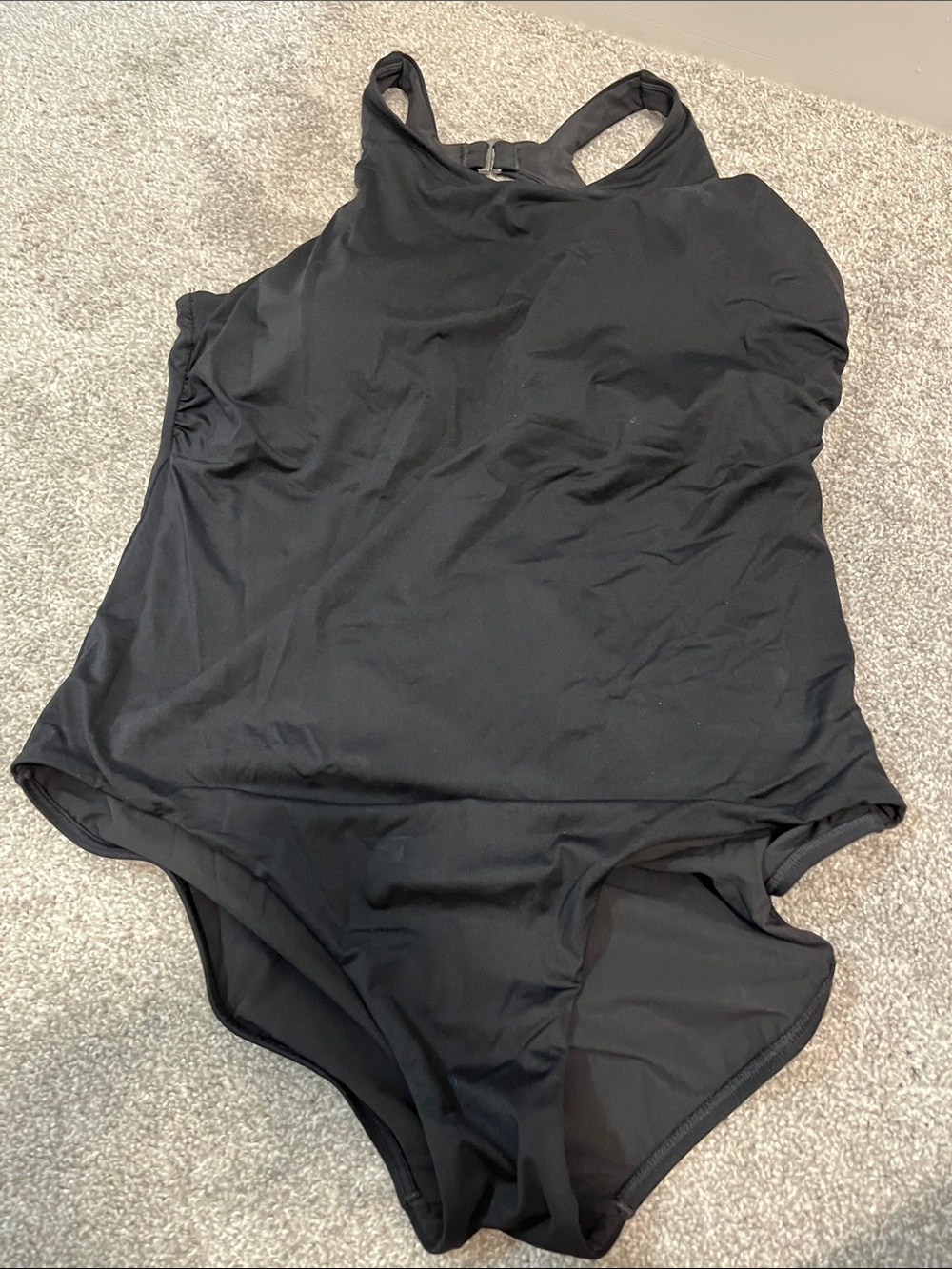 Athleta Black One-Piece Swimsuit